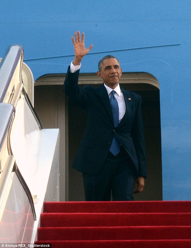 The hero of her heart: Barack Obama grants 11-year-old Rebeccas wish by arriving in South Dakota today, the 50th and final state he has to visit to complete the set