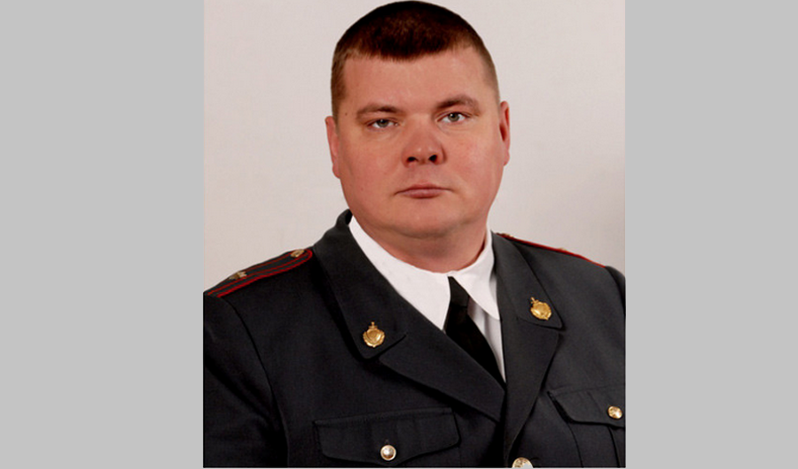 Policeman Aleksandr Kosolapov. &copy; 19.mvd.ru