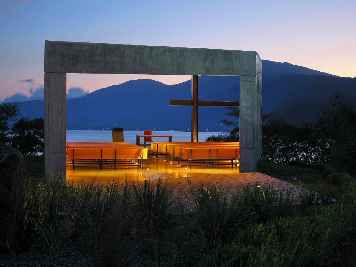 Nhà thờ mở do EMC Arquitectura thiết kế (Lago de Coatepeque, El Salvador). Ảnh: Business Insider