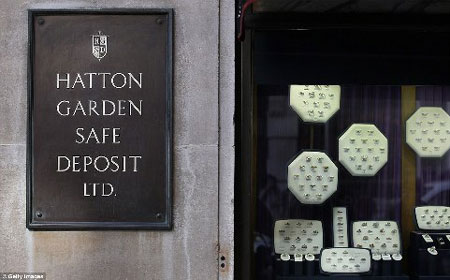 Trung t&acirc;m Hatton Garden Safe Deposit nơi xảy ra vụ trộm. (Ảnh: