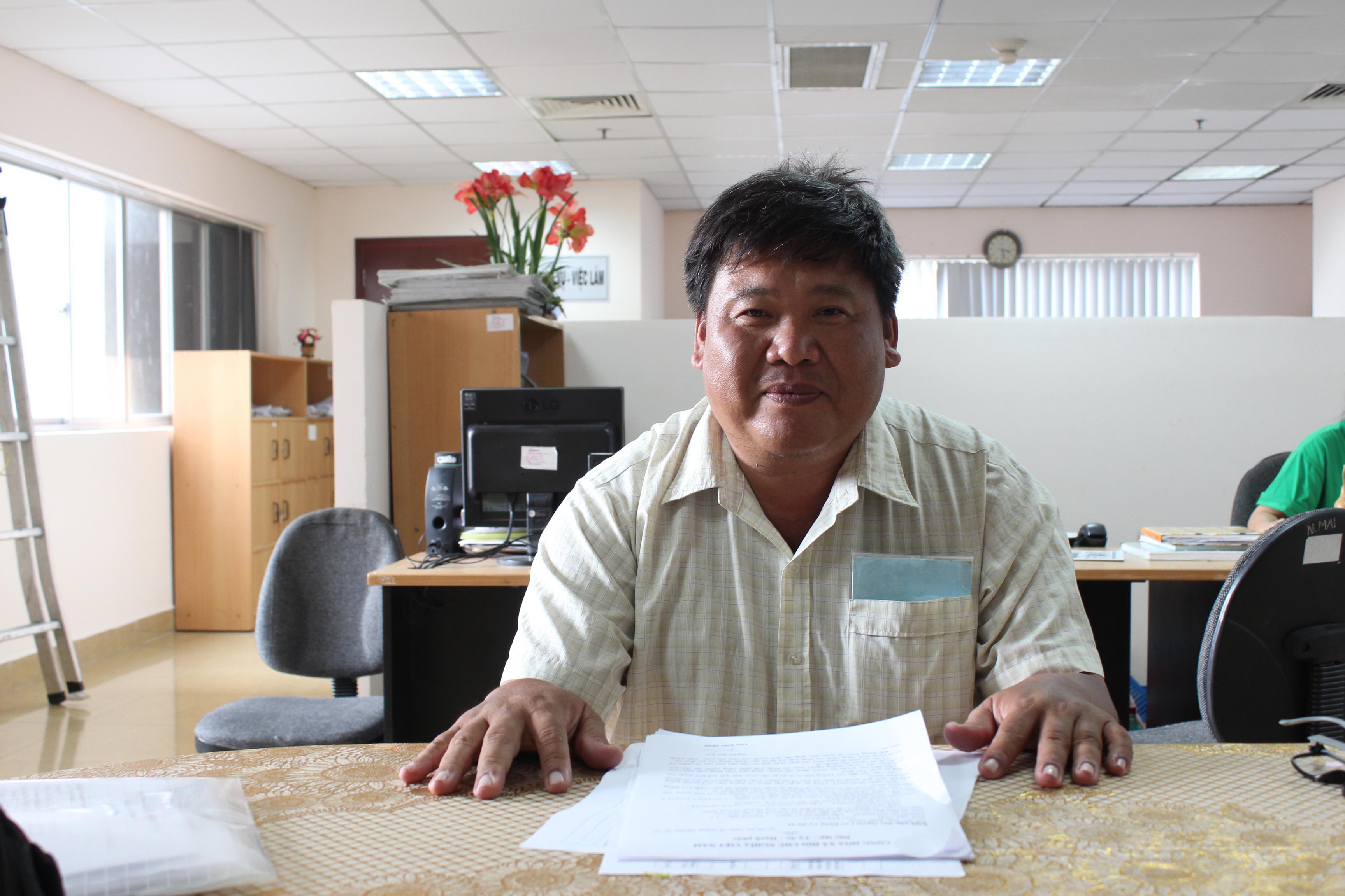 Ông Tiêu Kiến Minh - người giao xe cho kẻ gian