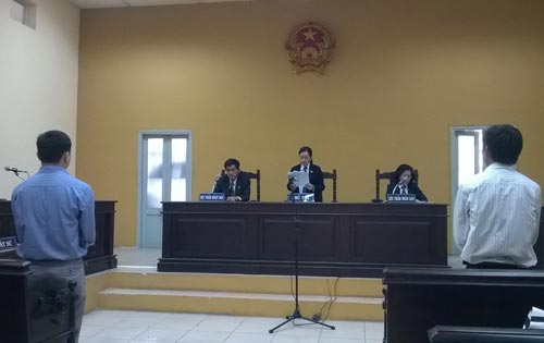 Một phi&ecirc;n t&ograve;a d&acirc;n sự tại TAND quận 1, TP HCM Ảnh: TRƯỜNG HO&Agrave;NG