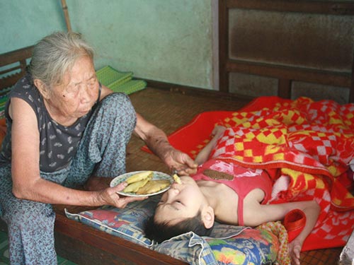 Một gia đình cần được giúp đỡ