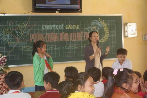 Gi&aacute;o dục &ldquo;Kỹ năng ph&ograve;ng chống x&acirc;m hại t&igrave;nh dục cho trẻ&rdquo; tại một trường tiểu học