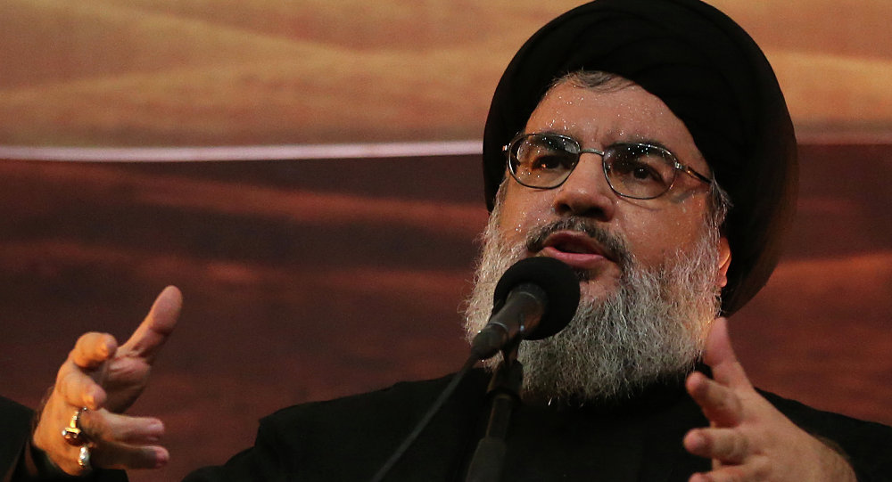 Thủ lĩnh phong trào Hezbollah Hassan Nasrallah . Ảnh: AP