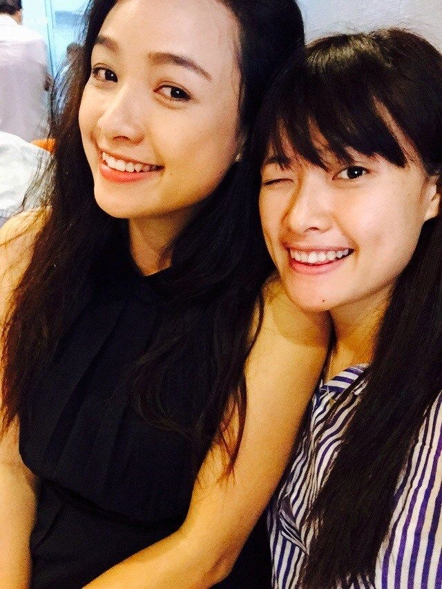 L&ecirc; Chi Na v&agrave; chị g&aacute;i L&ecirc; B&ecirc; La