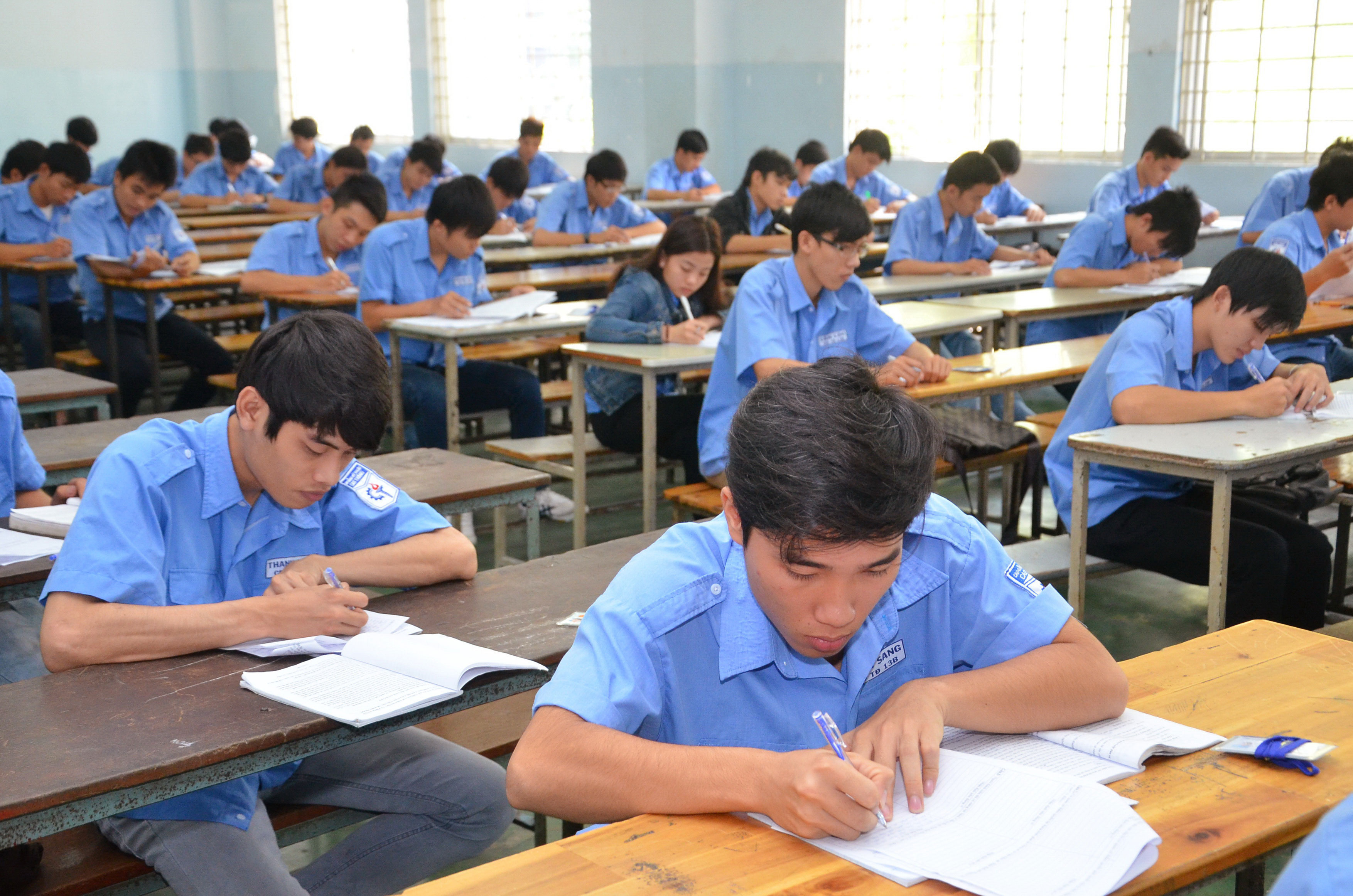 Sinh viên Trường CĐ Kỹ thuật Cao Thắng (TP HCM) trong một giờ học Ảnh: TẤN THẠNH