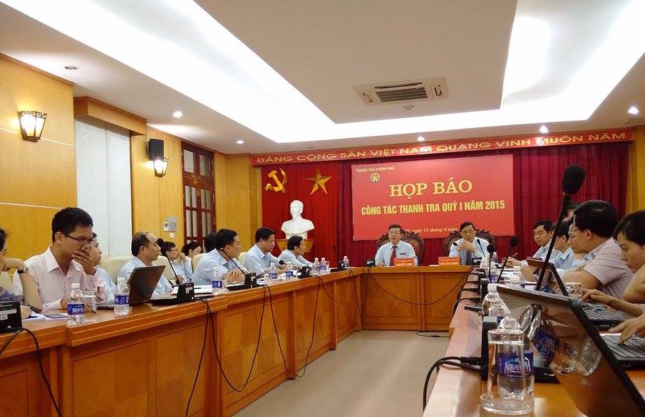 Buổi họp b&aacute;o thường kỳ của Thanh tra CP c&ocirc;ng bố nhiều nội dung quan trọng