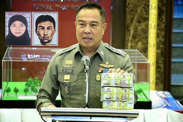 Cảnh s&aacute;t Th&aacute;i Lan nhờ Campuchia hỗ trợ bắt nghi phạm. Ảnh: Bangkok Post