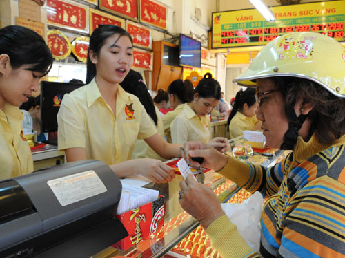Sức mua trên thị trường vàng ngày càng yếu