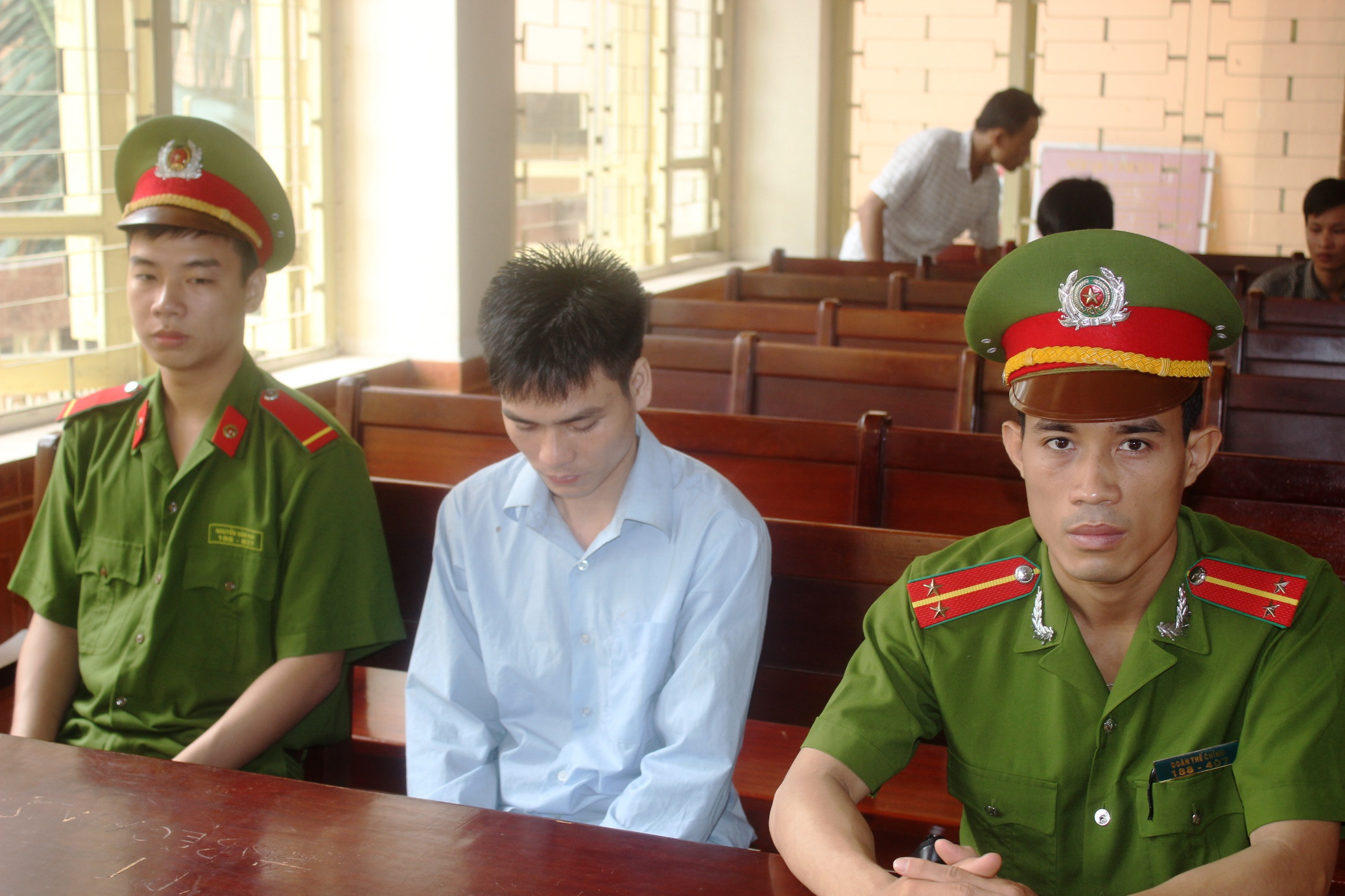 Lý Nguyễn Chung tại phiên tòa sơ thẩm TAND tỉnh Bắc Giang