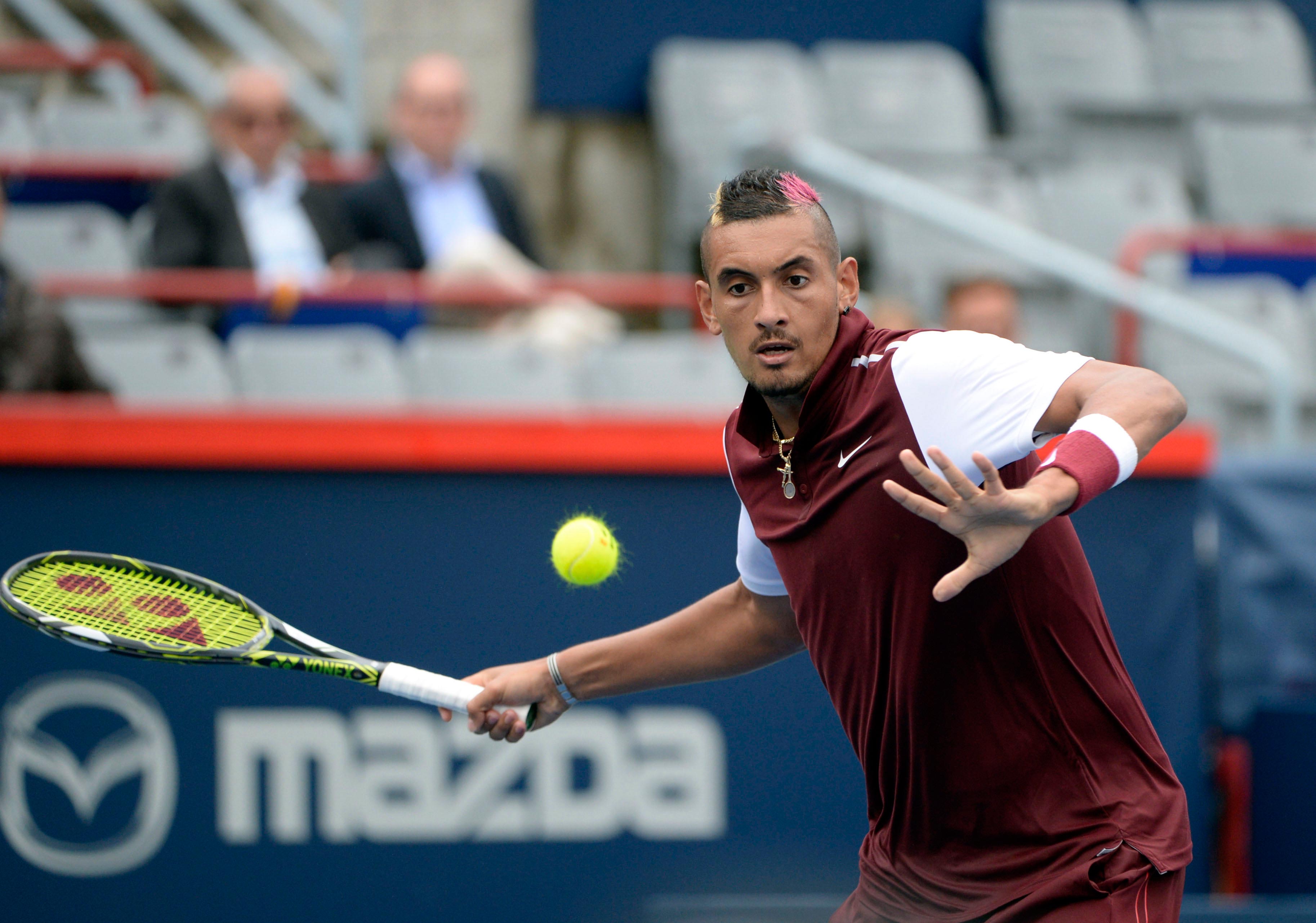 Với tài năng và độ quái, Kyrgios đủ sức hạ bệ bất kỳ hạt giống hàng đầu nào Ảnh: REUTERS