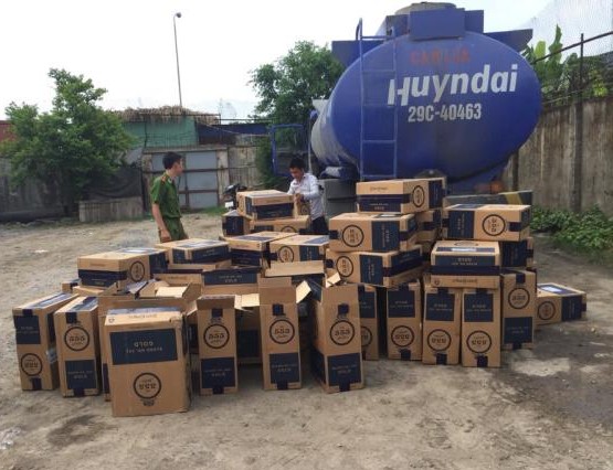 Phương tiện cùng tang vật (ảnh CA cung cấp)