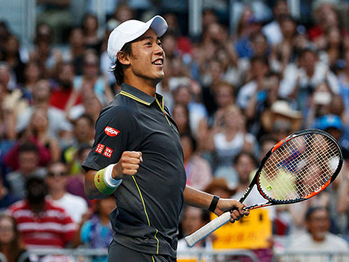 Nishikori đang là niềm tự hào của quần vợt nam châu Á Ảnh: REUTERS