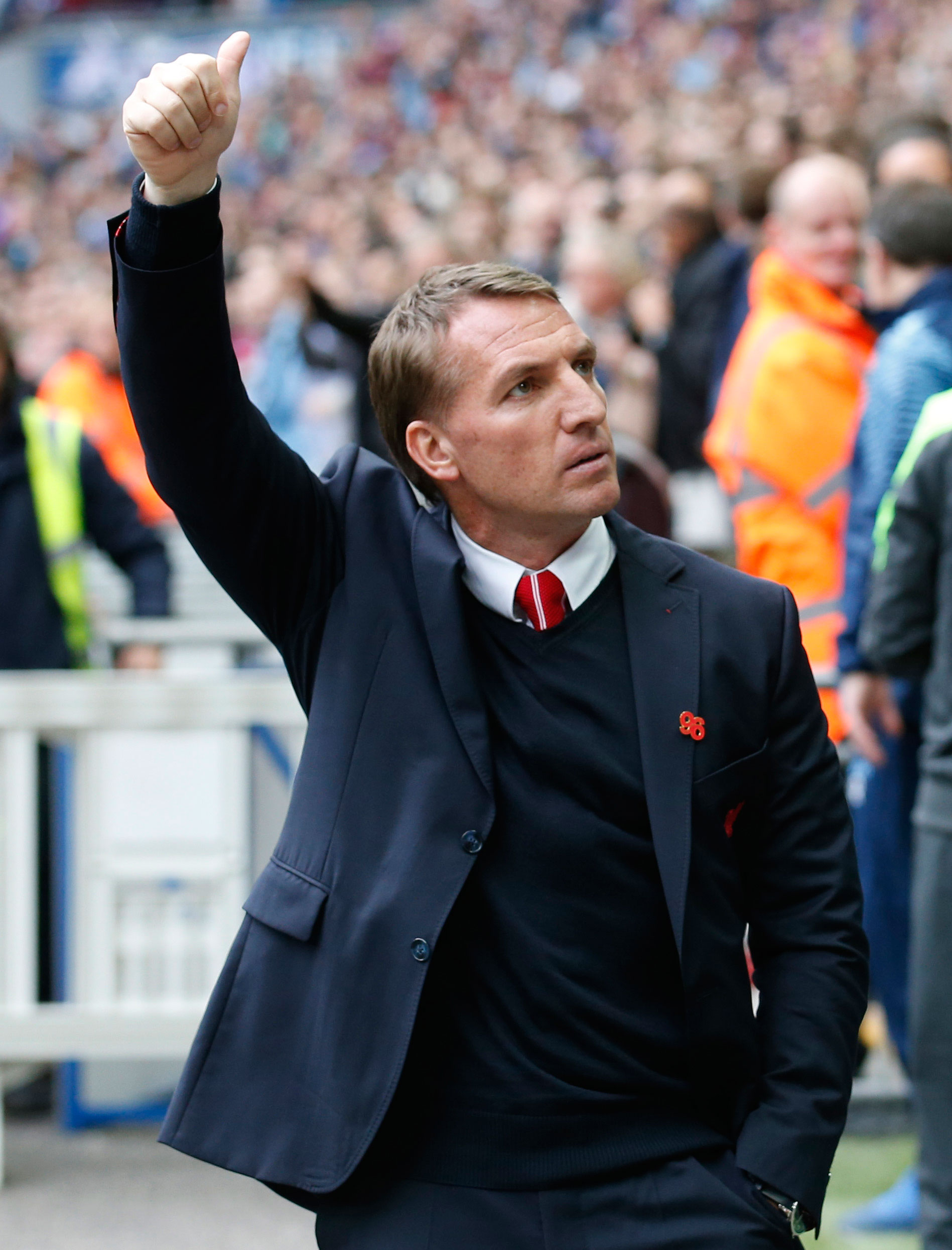 HLV Rodgers tin chắc sẽ tiếp tục được dẫn dắt Liverpool nhưng trong b&oacute;ng đ&aacute;, kh&ocirc;ng c&oacute; g&igrave; l&agrave; chắc chắn  Ảnh: REUTERS