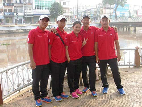 Đội tuyển bi sắt TP HCM Ảnh: ĐÔNG LINH