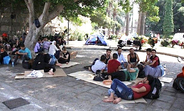 Người di cư trên đảo Kos - Hy Lạp Ảnh: GREEK REPORTER