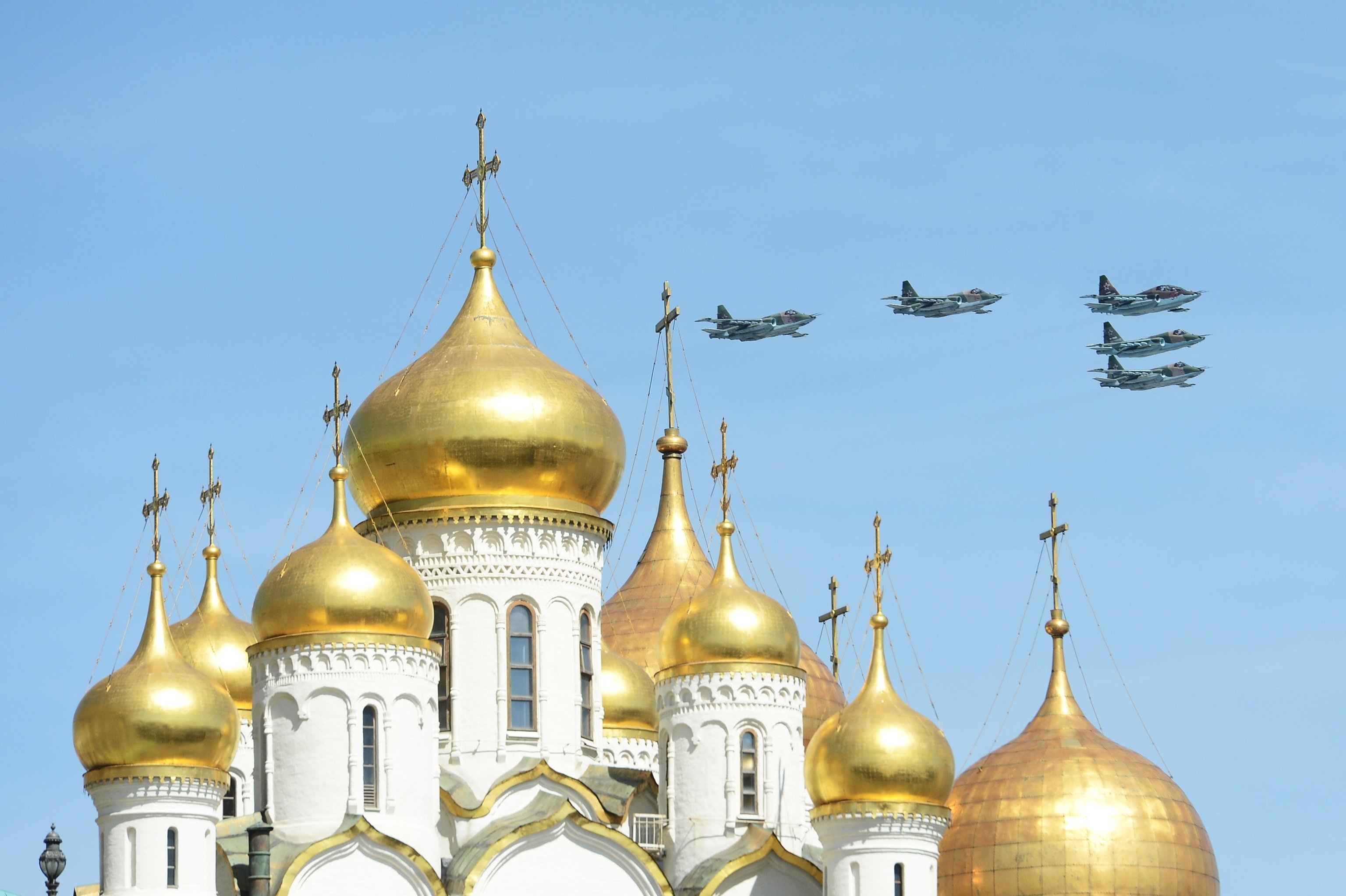 Final rehearsal of military parade to mark 70th anniversary of Victory in 1941-1945 Great Patriotic War