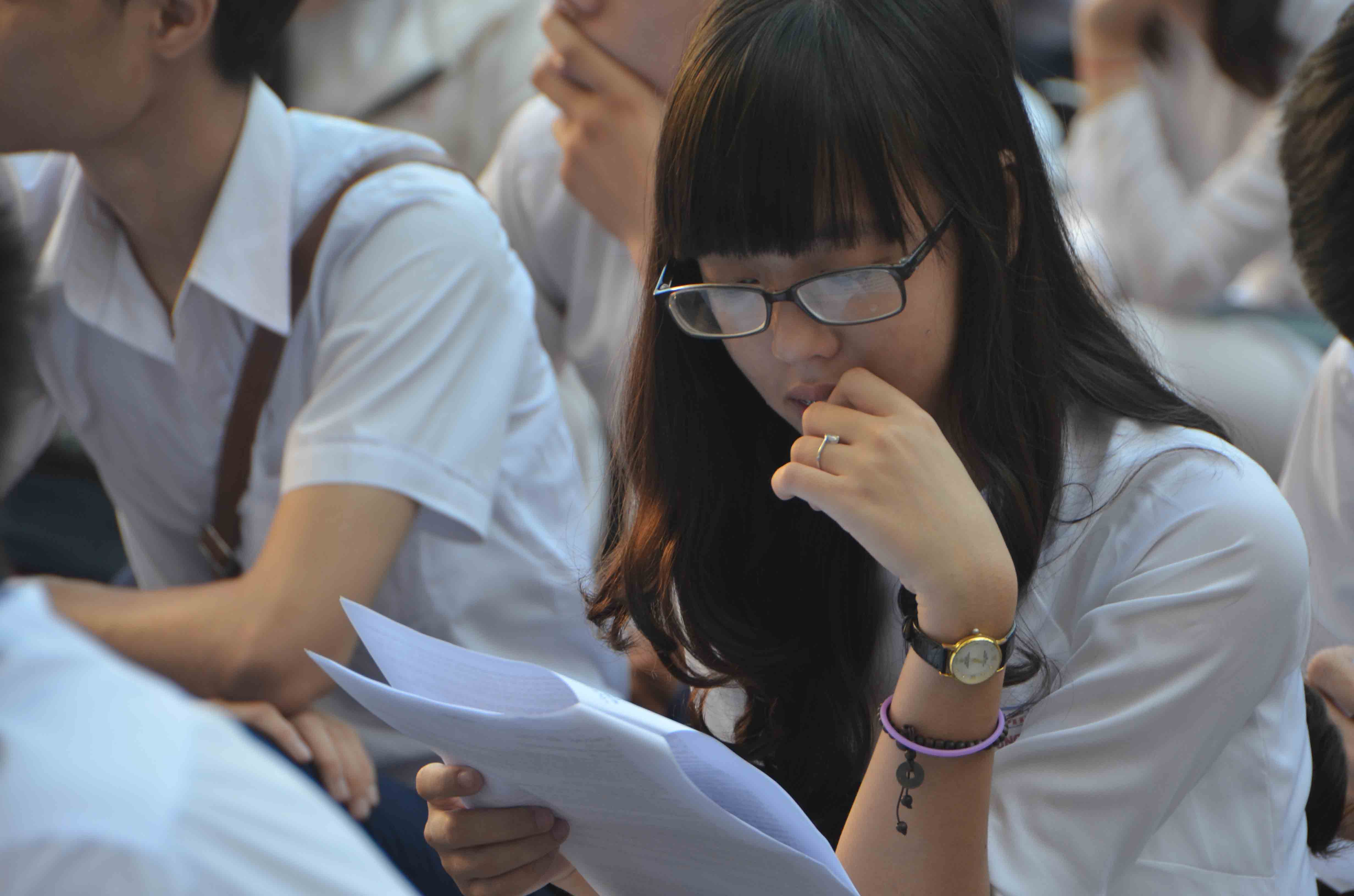 Th&iacute; sinh TP Đ&agrave; Nẵng tham gia kỳ thi tốt nghiệp THPT 2014