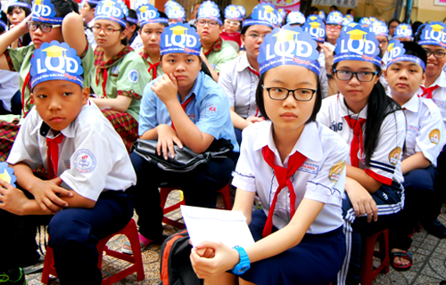 Học sinh dự thi giải thưởng L&ecirc; Qu&yacute; Đ&ocirc;n