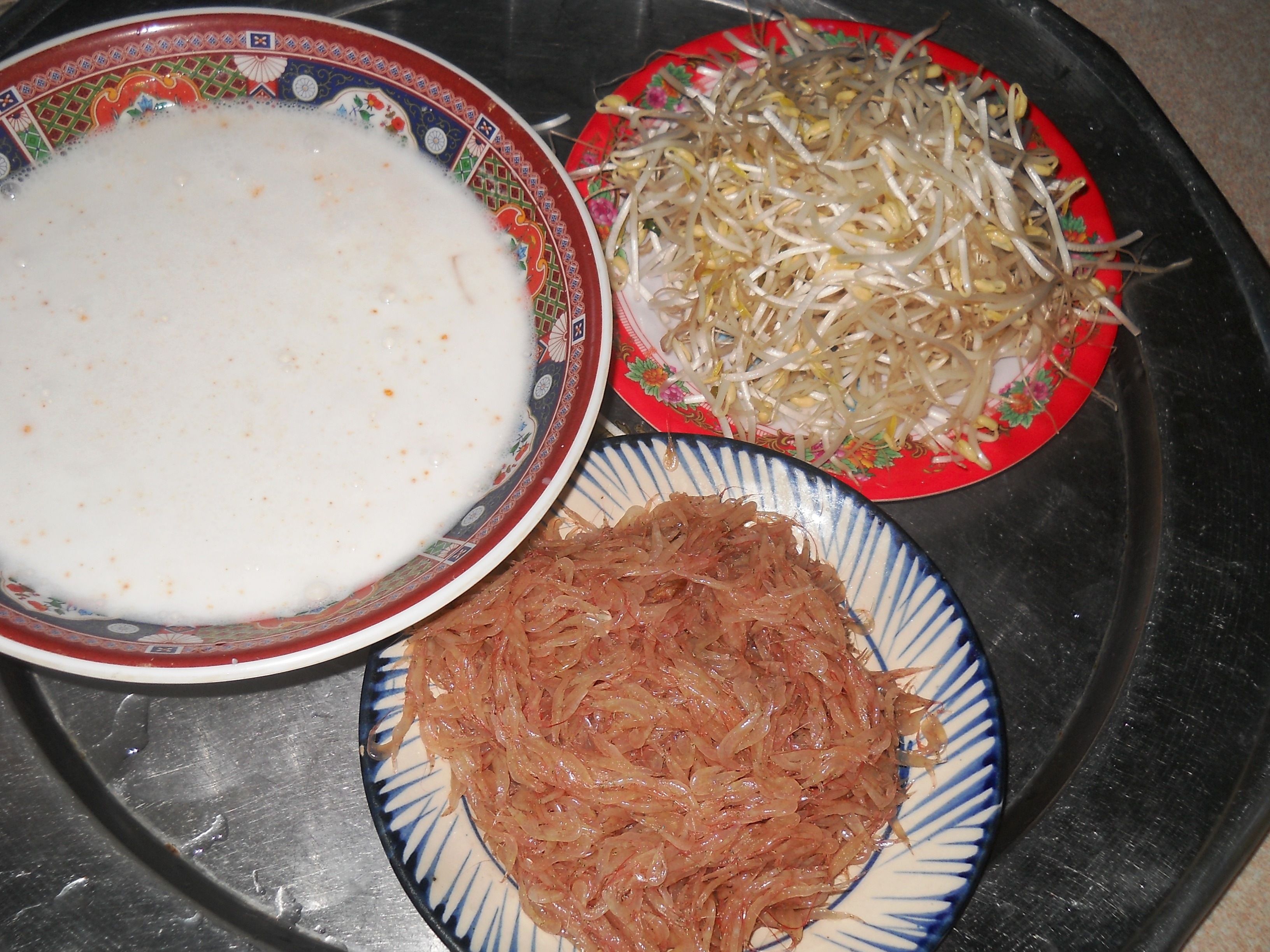 Nguy&ecirc;n liệu cho m&oacute;n b&aacute;nh x&egrave;o của ngoại