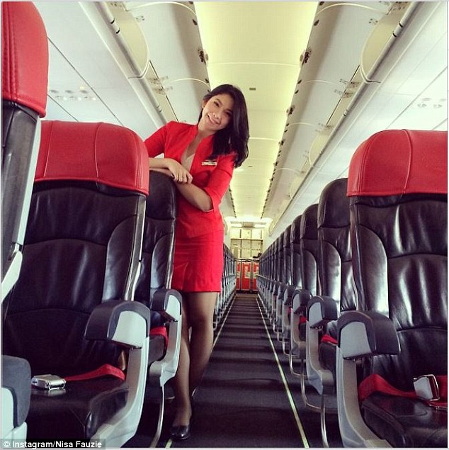 ...m&agrave; Nisa gửi cho bạn trai trước chuyến bay định mệnh QZ8501 2 tuần. Ảnh: Instagram