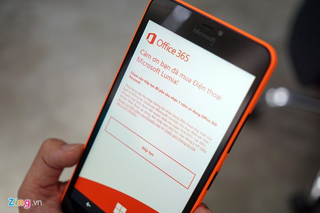 C&aacute;ch k&iacute;ch hoạt Office 365 bản quyền cho người d&ugrave;ng Lumia