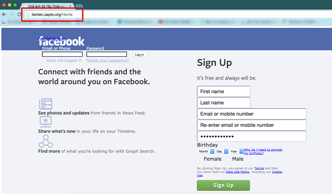 Dễ mất tài khoản Facebook khi chơi chế ảnh Võ Tắc Thiên