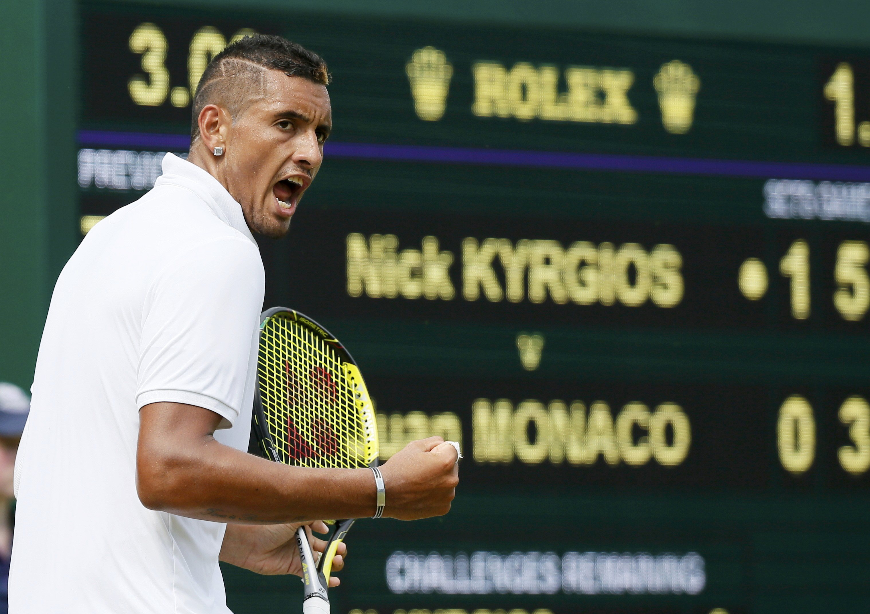 Tay vợt 20 tuổi Kyrgios tiếp tục thể hiện sự tiến bộ về chuy&ecirc;n m&ocirc;n