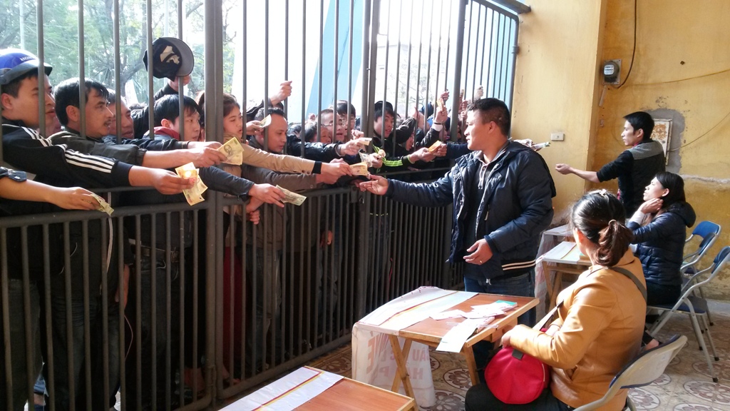 Nhưng lượng vé bán ra ngày 20-1 không nhiều