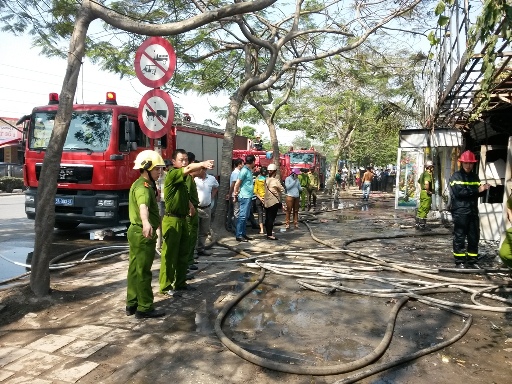 Hiện trường vụ cháy