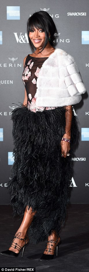 Naomi Campbell cũng đến dự