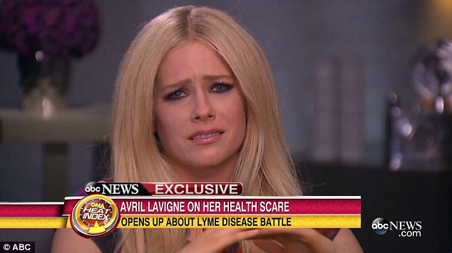 Avril Lavigne kể lại bệnh của m&igrave;nh