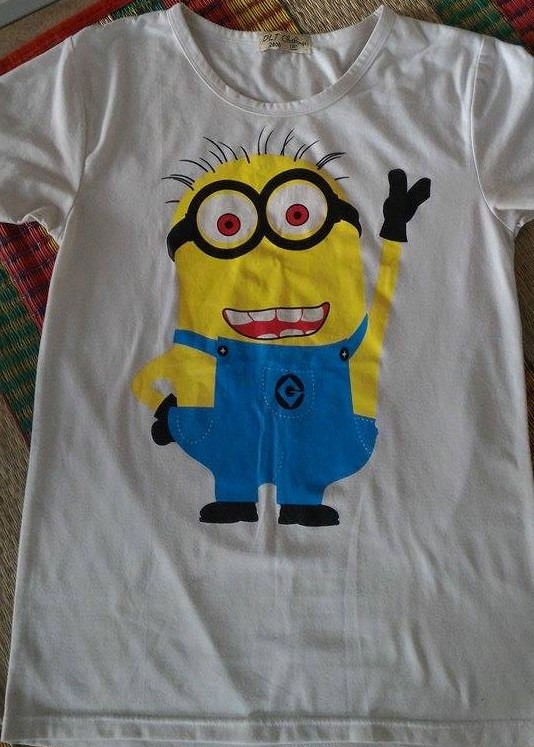 Áo thun Minion đang là lựa chọn của nhiều bạn trẻ