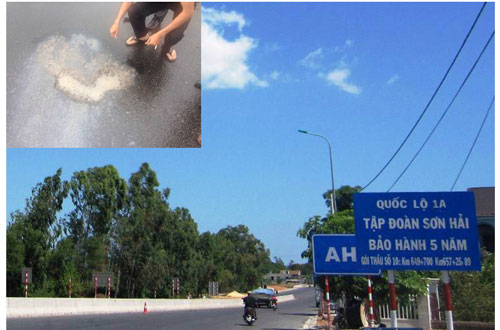 Phá hoại Quốc lộ 1 có tổ chức