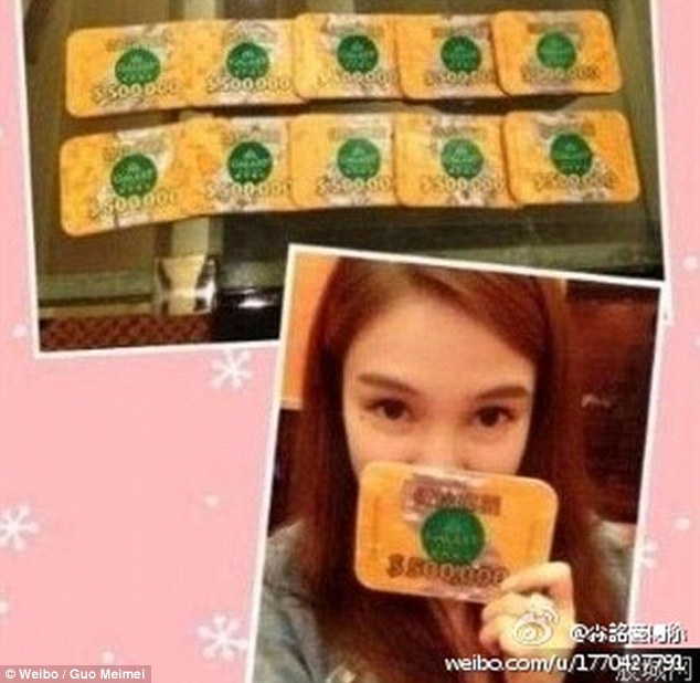 &ldquo;Nữ ho&agrave;ng của c&aacute;c fuerdai&rdquo; Guo Meimei. Ảnh: Weibo