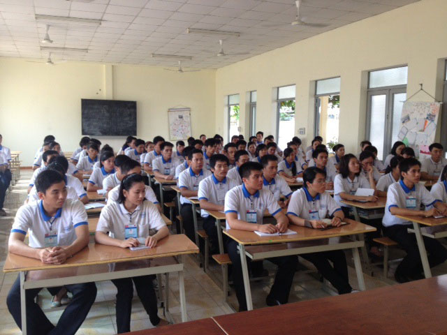Đăng ký qua doanh nghiệp xuất khẩu lao động, người lao động tránh bị kẻ xấu lừa đảo. Trong ảnh: Lao động do Công ty Haindeco tuyển chọn trúng tuyển sang Nhật