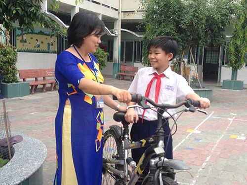 Gần gũi, hết mực yêu thương học trò là phong cách của cô Trần Thị Thúy Nghiêm