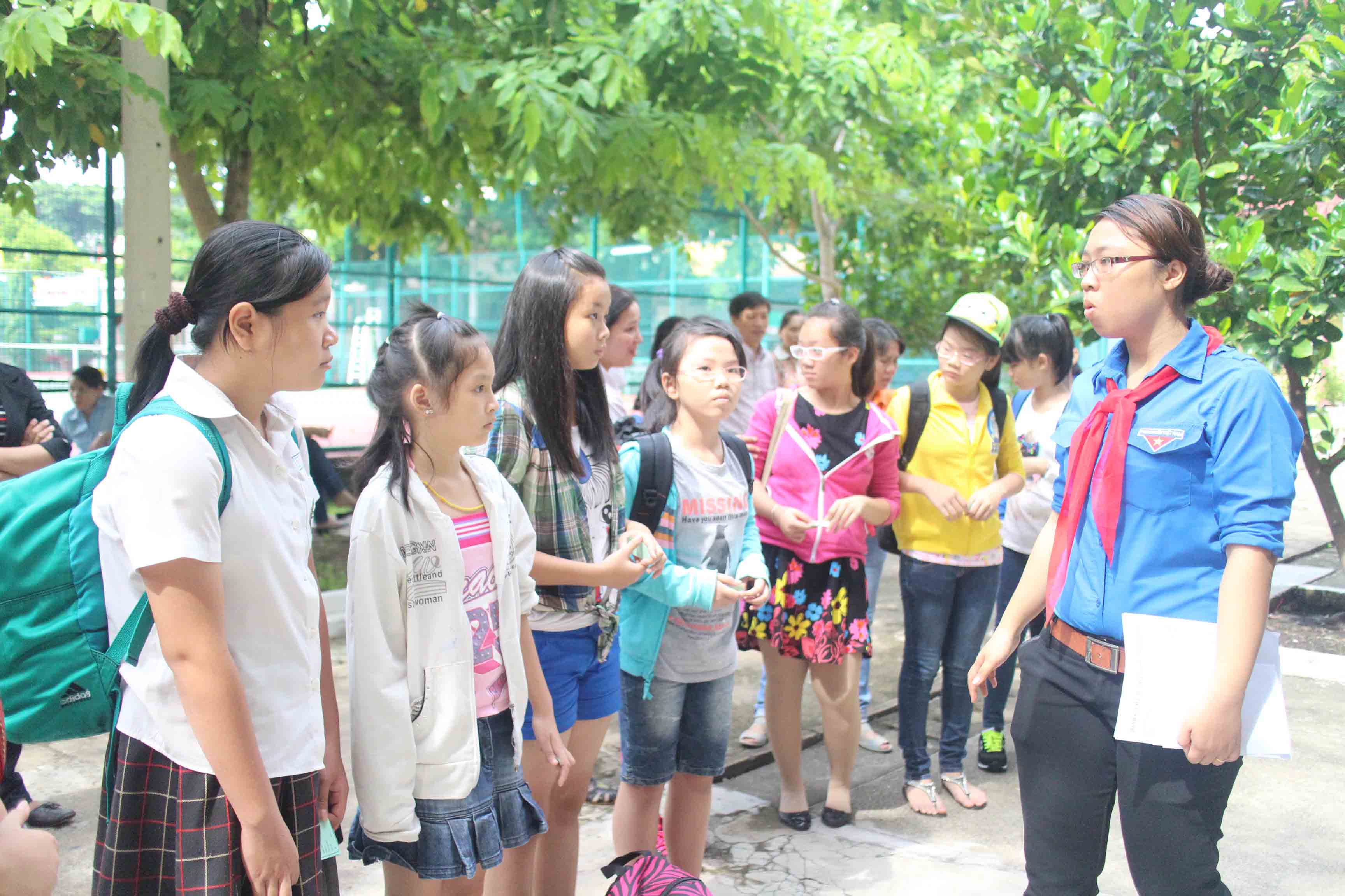 Con CNVC-LĐ h&agrave;o hứng tham gia Trại h&egrave;  Thanh Đa năm 2014