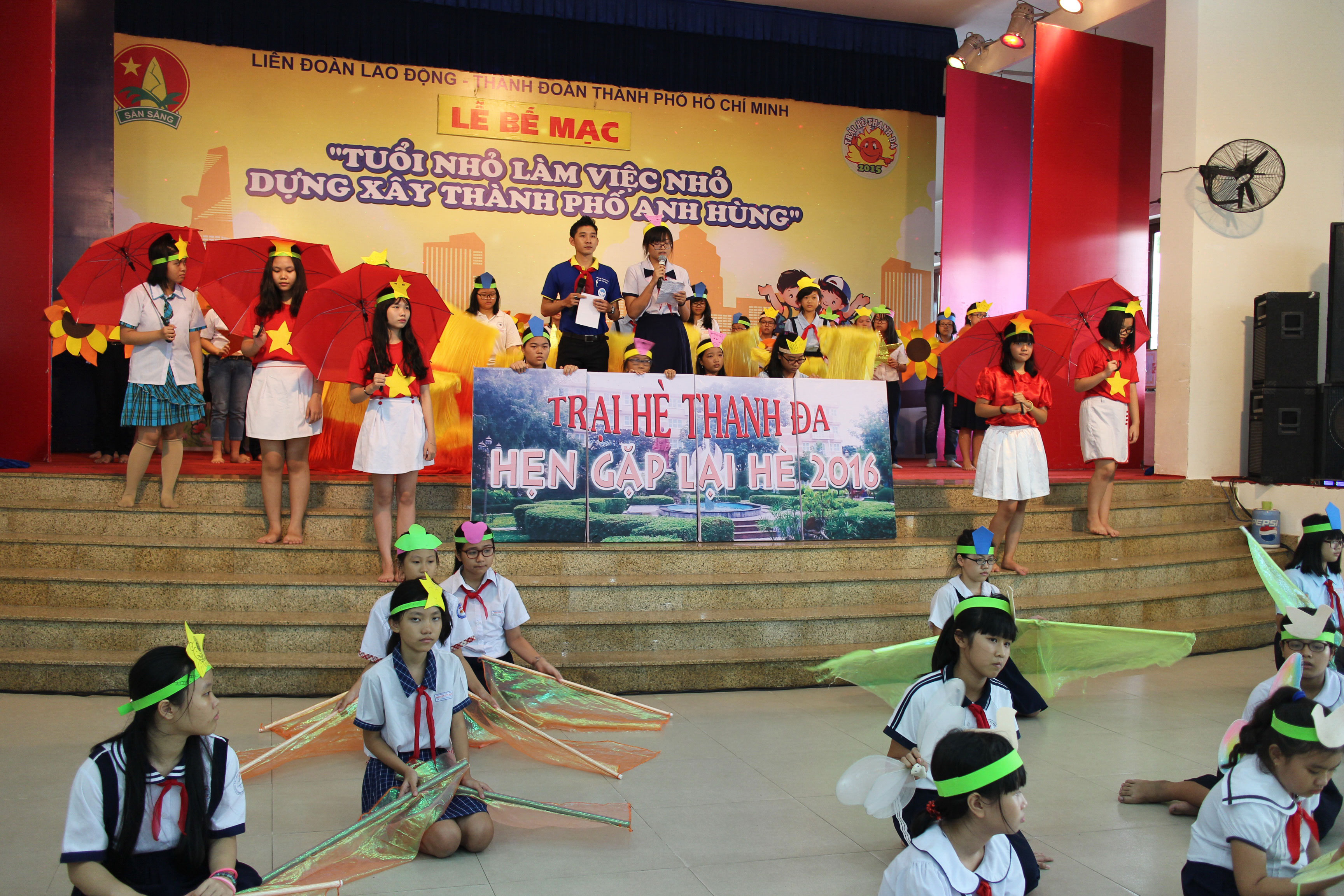 Con CNVC-LĐ TP hào hứng tham dự Trại hè Thanh Đa