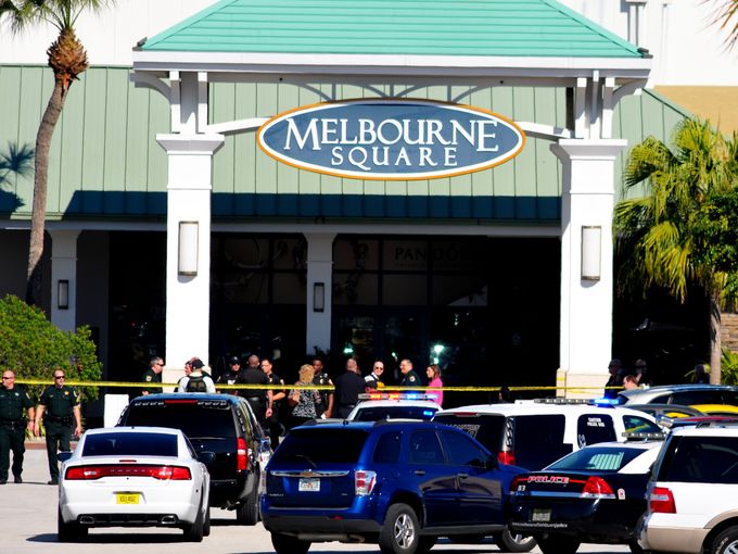 Cảnh sát phong tỏa hiện trường. Ảnh: Florida Today