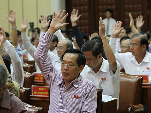 Hàng loạt cây gỗ lớn tại trụ sở phường bị chặt bán trước khi sáp nhập- Ảnh 2.