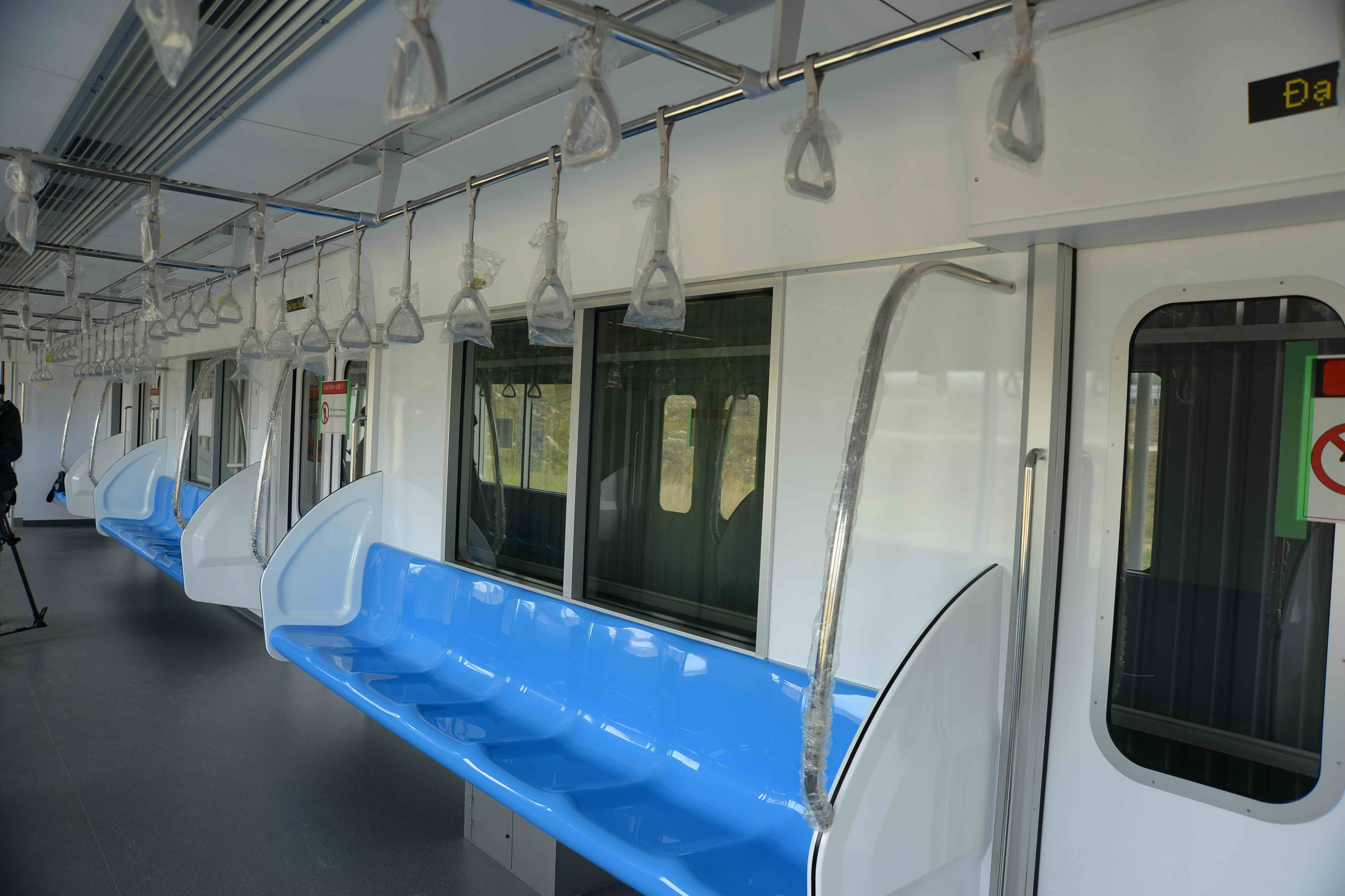 M&ocirc; h&igrave;nh t&agrave;u metro sẽ được trưng b&agrave;y để c&aacute;c sở - ng&agrave;nh, nh&agrave; khoa học v&agrave; người d&acirc;n tham quan Ảnh: Hải Li&ecirc;n