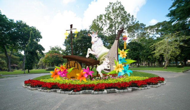 Phối cảnh Hội Hoa Xuân Ảnh: PHẠM DŨNG