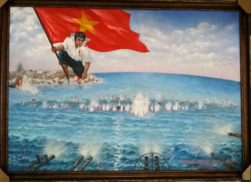 Đấu giá tranh “Gạc Ma - Vòng tròn bất tử”