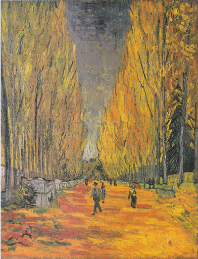Bức họa The Allee of Alyscamps của danh họa Vincent Van Gogh. Nguồn: AP