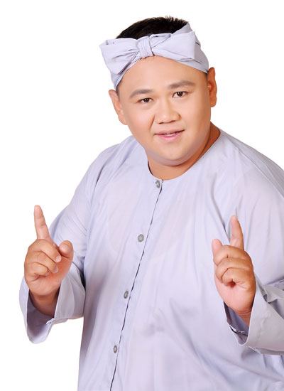 Hình ảnh thân quen của Minh Béo trong chương trình “Lục lạc vàng”. (Ảnh do nghệ sĩ cung cấp)