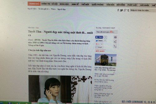 “Nỗi oan” Tuyết Thu