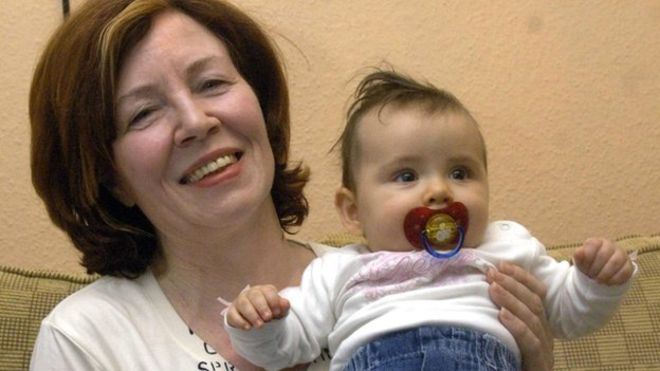 B&agrave; Annegret Raunigk v&agrave; con g&aacute;i v&agrave;o năm 2005