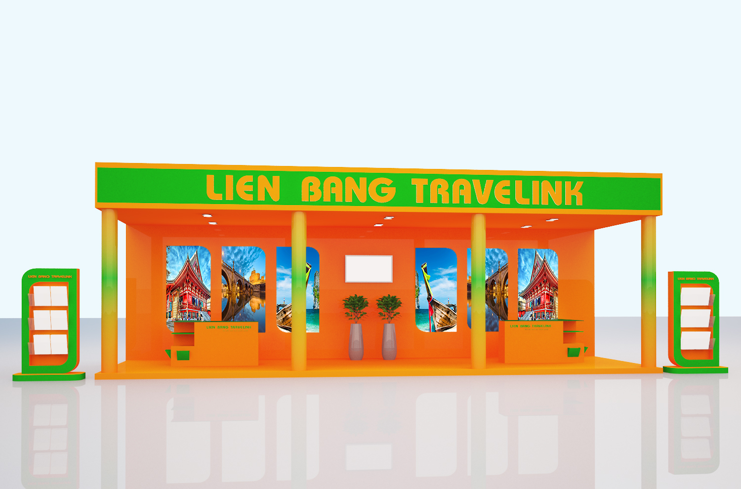 Gian h&agrave;ng Lien Bang Travelink tại Ng&agrave;y hội Du lịch TP HCM năm 2015
